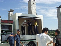 関東大震災の揺れを体験（起震車）