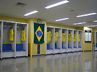 Brazil team's locker room