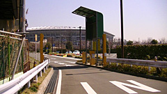 新横浜公園第3駐車場入口