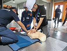 防災訓練の様子1