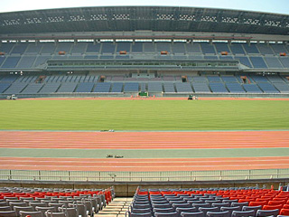 The view from Lower Back Stand（in the east）