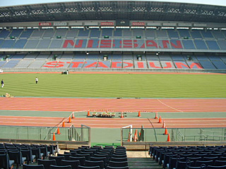 The view from Lower Main Stand（in the west）