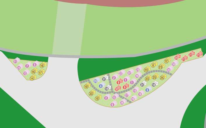 バラ配置図